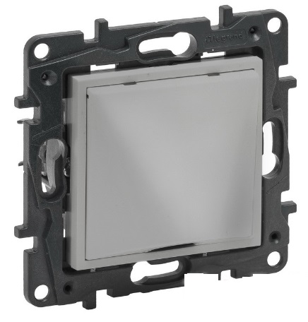 Вывод кабеля с фиксатором IP21, цвет Алюминий