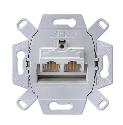 Механизм розетки JUNG ECO PROFI, скрытый монтаж, EPUAE8-8UPOK6