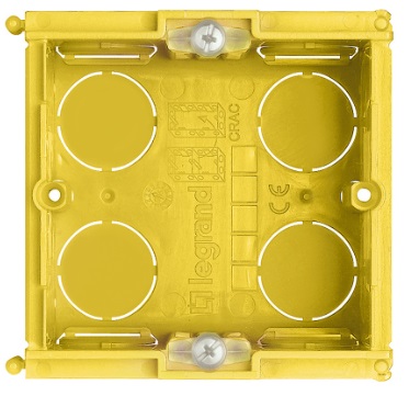 Монтажная коробка 70х70x50мм Living Now, Axolute, LivingLight, LivingLight AIR, для сплошных стен