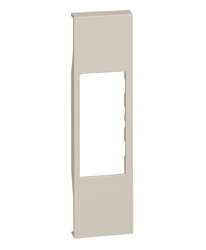 Лицевая панель RJ45/RJ11 Living Now, одинарная, цвет - песочный