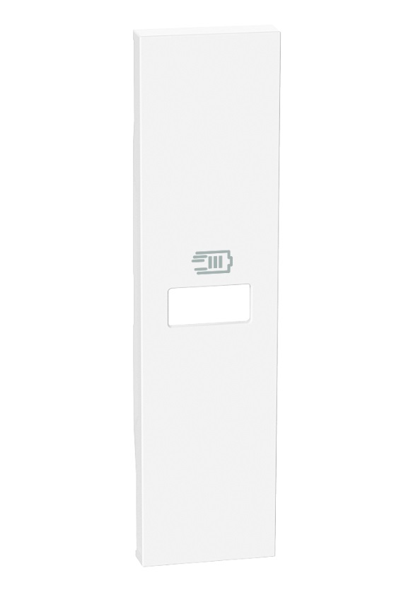 Лицевая панель Living Now, USB type-C 5V, USB type-A 5V, одинарная, цвет - белый