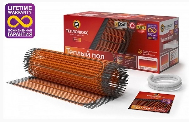 Мат нагревательный "Теплолюкс" ProfiMat 540 Вт/3,0 кв.м