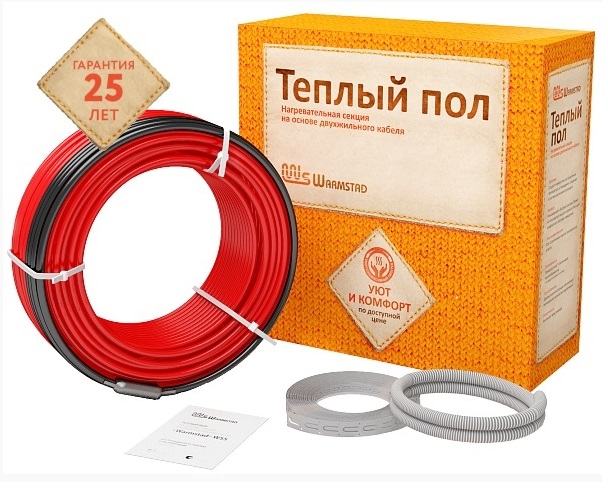 Кабель нагревательный "Warmstad" WSS 39,0 м/580 Вт